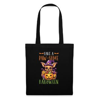 Chihuahua Halloween Puppy Trick Or Treat Dog Lover - Tote Bag - black - Front