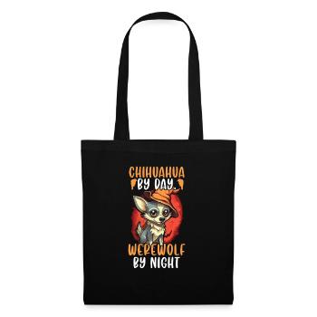 Chihuahua Halloween Puppy Trick Or Treat Dog Lover - Sac en tissu - noir - Devant
