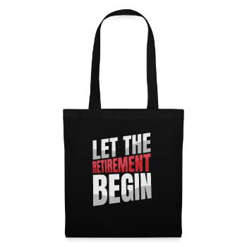 Pensioner pension funny - Tote Bag - black - Front