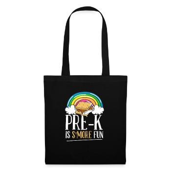 Kids Pre K est Smore Fun Rainbow Marshmallow Campin - Sac en tissu - noir - Devant