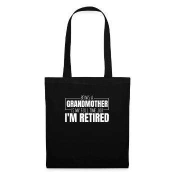 Pensioner pension - Tote Bag - black - Front