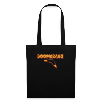 Boomerang - Sac en tissu - noir - Devant