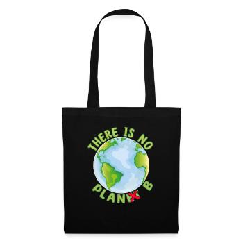 There is no Plan B Earth - Stoffbeutel - Schwarz - Vorne