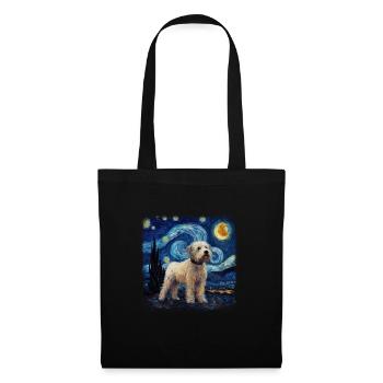 Bolonka Zwetna Van gogh nuit étoilée - Sac en tissu - noir - Devant