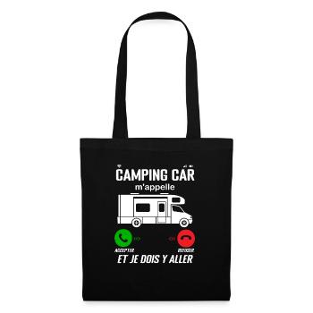 Camping-Car M'Appelle ! Je Dois Y Aller - Sac en tissu - noir - Devant