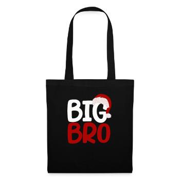 Big Bro Santa Brother Christmas Family Matching - Tote Bag - black - Front