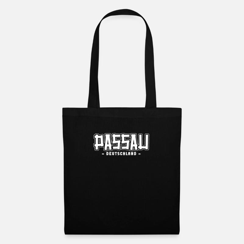 Passauerin Passauer Passau - Stoffbeutel - Schwarz