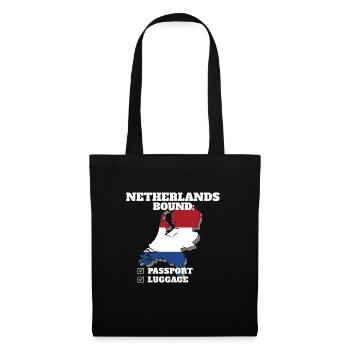 Pays-Bas Voyage Pays-Bas - Sac en tissu - noir - Devant