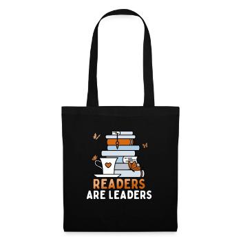 Readers Are Leaders Bookworm National Book Day - Tote Bag - black - Front