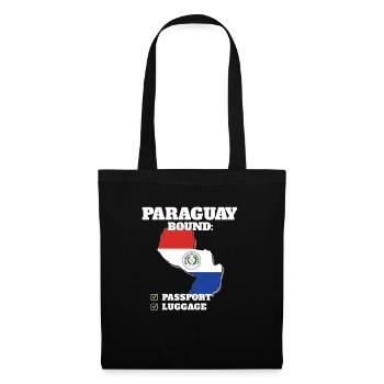Paraguay Bound Country Travel Drapeau paraguayen - Sac en tissu - noir - Devant