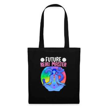 Future Reiki Master Japan Heilkunst - Stoffbeutel - Schwarz - Vorne