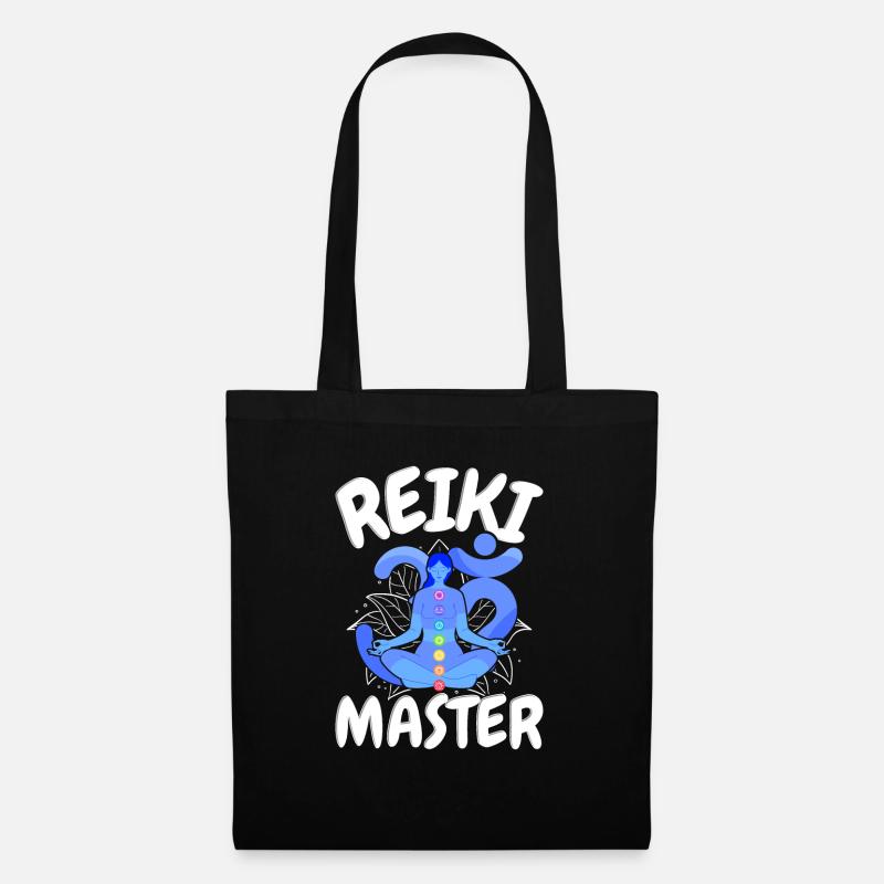 Reiki Master Geschenkidee - Stoffbeutel - Schwarz