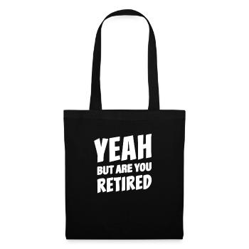 Pensioner pension - Tote Bag - black - Front