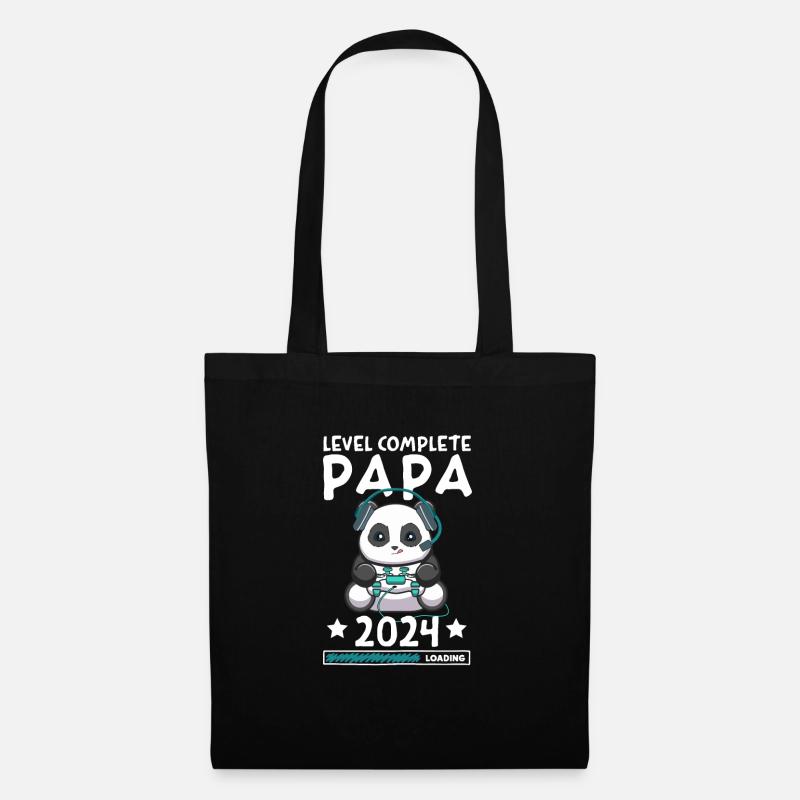 Level Complete PAPA 2024 - Stoffbeutel - Schwarz