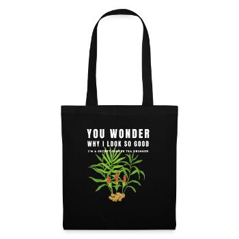 I'M A SECRET GINGER TEA DRINKER Ingwertee Ingwer - Tote Bag - black - Front