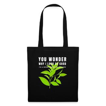 I'M A SECRET GREEN TEA DRINKER SENCHATEE TEE - Tote Bag - black - Front