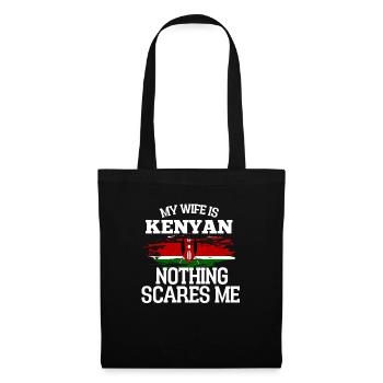 Kenya - Sac en tissu - noir - Devant