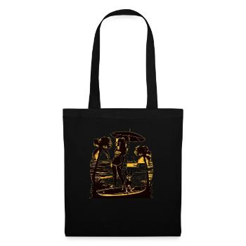 French Bulldog | SUP Stand Up Paddling Surf Girl - Tote Bag - black - Front