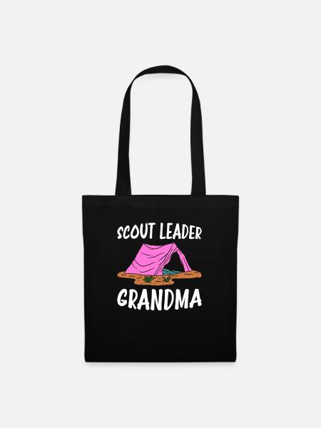 Scout Leader Grandma Scout Leader - Stoffbeutel - Schwarz