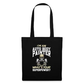Body Painter Car Painter Painter - Sac en tissu - noir - Devant