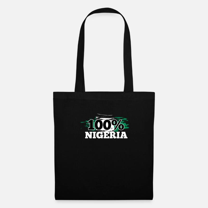Nigeria - Stoffbeutel - Schwarz
