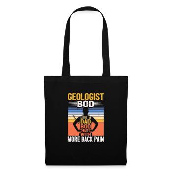 Géologue Bod Like A Dad Bod Funny Rock Collector - Sac en tissu - noir - Devant