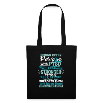 Support PTSD Awareness - Tote Bag - black - Front