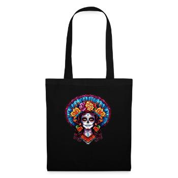 La Catrina: Die Halloween-Party stirbt nie - Stoffbeutel - Schwarz - Vorne