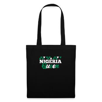 Nigéria - Sac en tissu - noir - Devant
