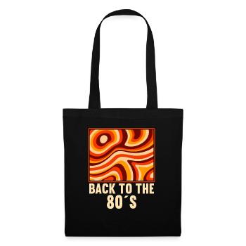 Fête à thème des années 80 Retour au costume des années 80 - Sac en tissu - noir - Devant