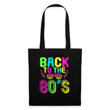 Fête à thème des années 80 Retour au costume des années 80 - Sac en tissu - noir - Devant