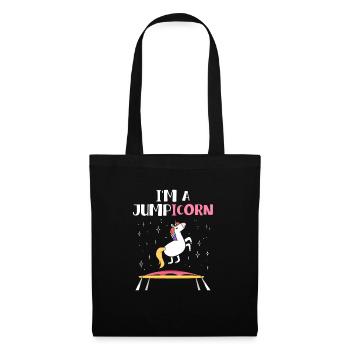 Jumpicorn Unicorn Trampolines - Sac en tissu - noir - Devant