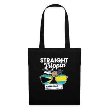 Straight Trippin' Bahamas Vacation Tour Voyage - Sac en tissu - noir - Devant