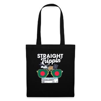 Straight Trippin' Bangladesh Vacation Tour Travel - Tote Bag - black - Front