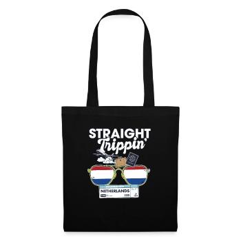 Straight Trippin' Pays-Bas Vacation Tour - Sac en tissu - noir - Devant