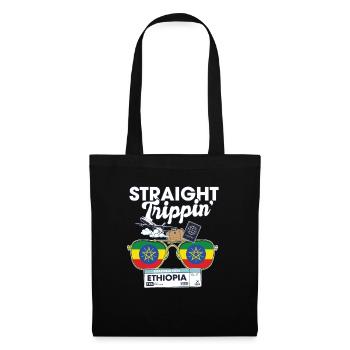 Straight Trippin' Ethiopia Vacation Tour Travel - Sac en tissu - noir - Devant
