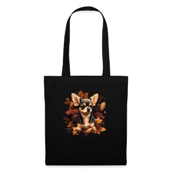 Chihuahua | Jour de l'Action de grâce Fermier - Sac en tissu - noir - Devant