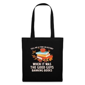Citations de lecture amusantes Rat de bibliothèque Les bons gars - Sac en tissu - noir - Devant
