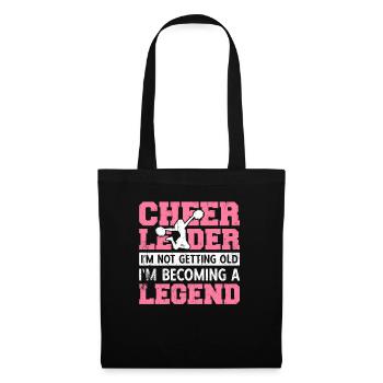 Cheerleader I'm Becoming A Legend - Stoffbeutel - Schwarz - Vorne