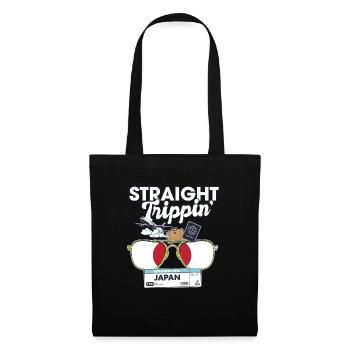 Straight Trippin' Japan Vacation Tour Travel Trip - Tote Bag - black - Front
