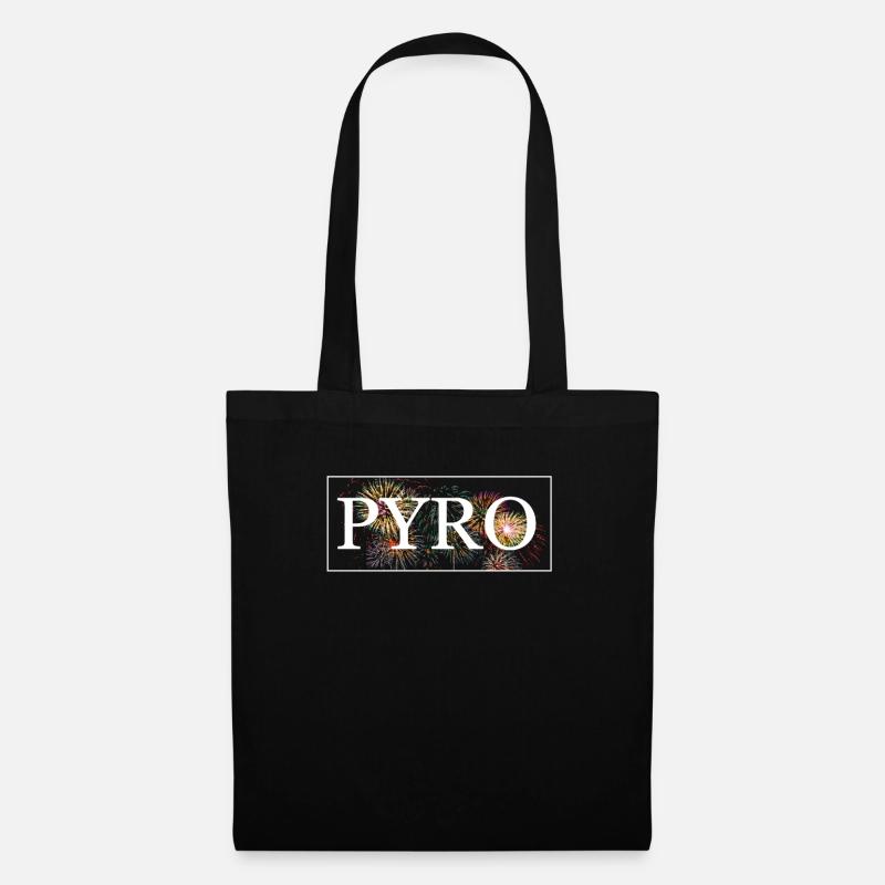 PYRO Firework - Stoffbeutel - Schwarz