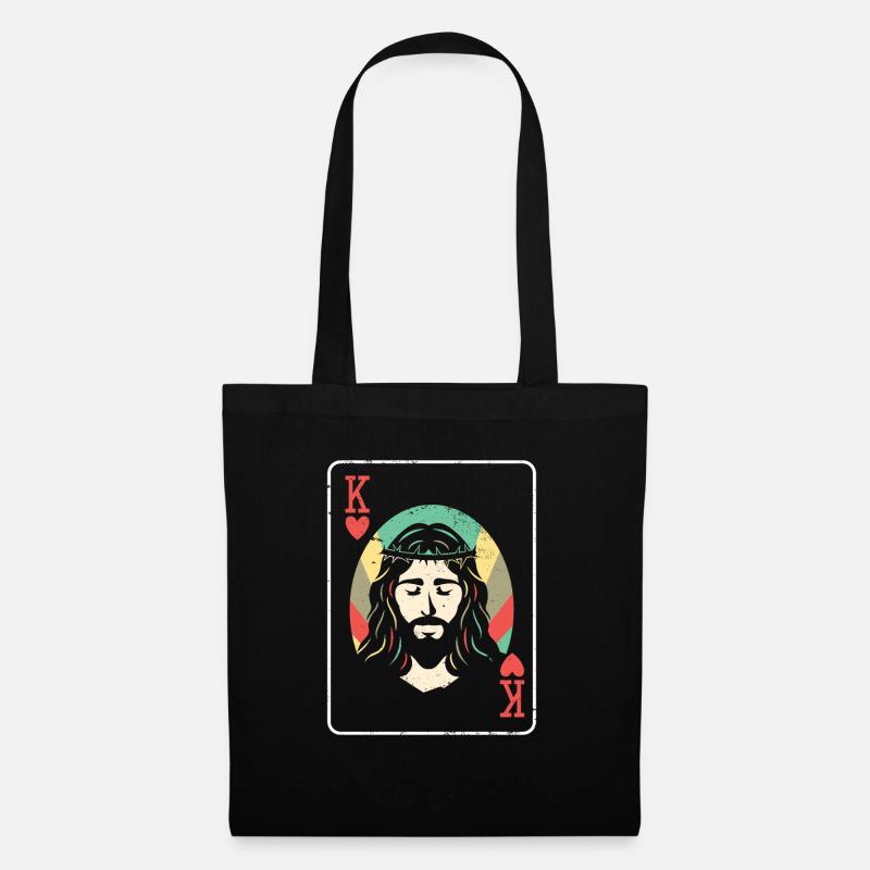 Religious Christian Scripture Jesus Christ Is - Stoffbeutel - Schwarz