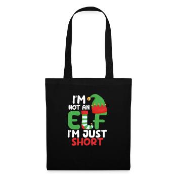 Je ne suis pas un elfe, je suis juste un peu drôle - Sac en tissu - noir - Devant