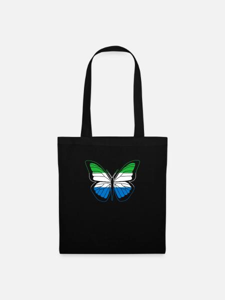 Sierra Leone - Stoffbeutel - Schwarz