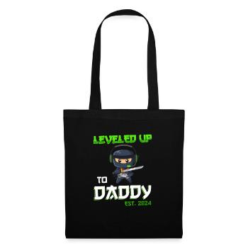 Leveled Up To Daddy 2024 - Tote Bag - black - Front