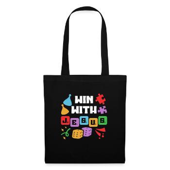 Win with Jesus Christ Holiday Bible School - Tote Bag - black - Front
