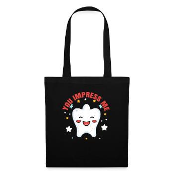 Dental Assistant Tooth Dentist Dentistry Teeth - Tote Bag - black - Front