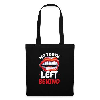 Dental Assistant Tooth Dentist Dentistry Teeth - Tote Bag - black - Front