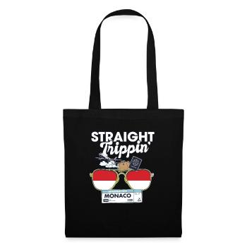 Straight Trippin' Monaco Vacation Tour Travel - Sac en tissu - noir - Devant