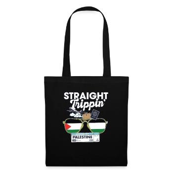 Straight Trippin' Palestine Vacation Tour Travel - Sac en tissu - noir - Devant